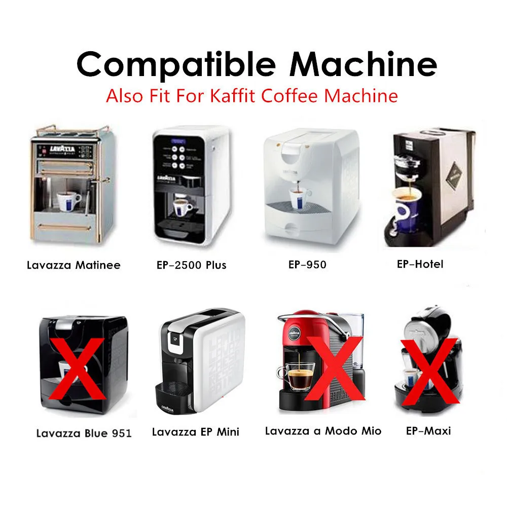 ICafilas многоразовые фильтры для кофе Lavazza кофейные капсулы из нержавеющей стали капсулы для Lavazza эспрессо точка EP-950 EP-2500 плюс
