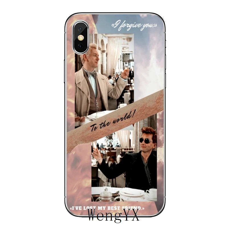 ТВ Good Omens для samsung Galaxy S10 Lite S9 S8 S7 S6 edge Plus S5 S4 Note 9 8 5 4 mini чехол - Цвет: Good-Omens-A-01
