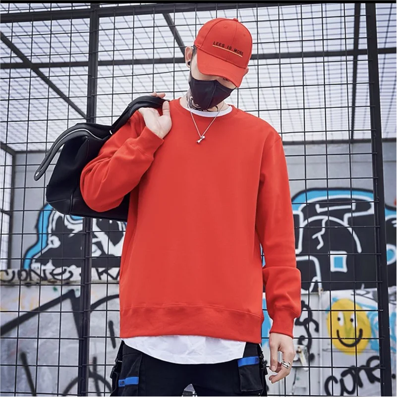 Худи с круглым вырезом махровый свитер Пользовательский логотип дешевая вышивка