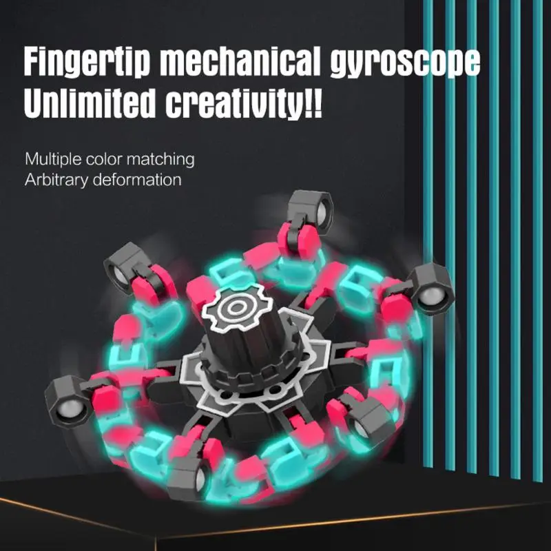 Игрушки с гироскопом на кончик пальца Детские сенсорные пальцы DIY деформируемые