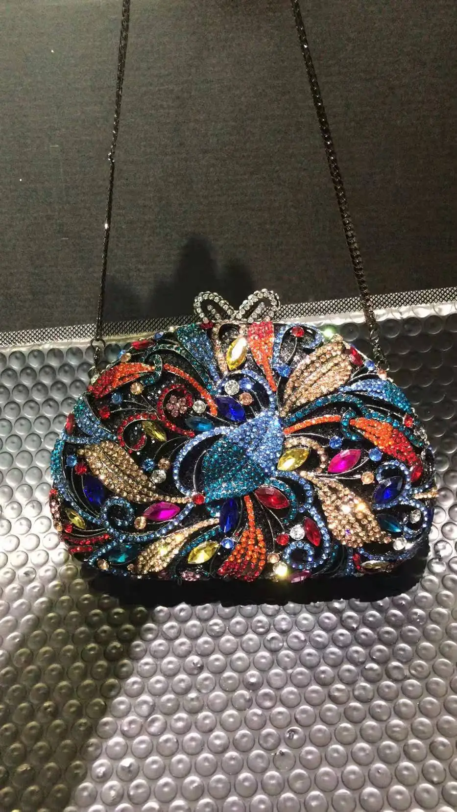 

Multi Color Crystal Bling Women Party Dinner Evening Bags Banquet Diamond Wedding Bridal Clutch Purse Rhinestone Female Handbags