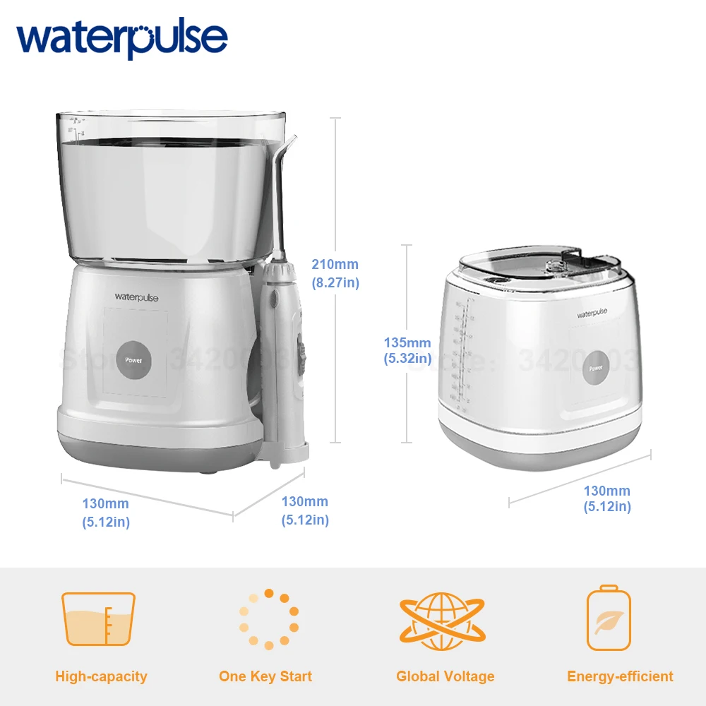 Водный пульс очиститель зубов ирригатор для полости рта 1000 мл с