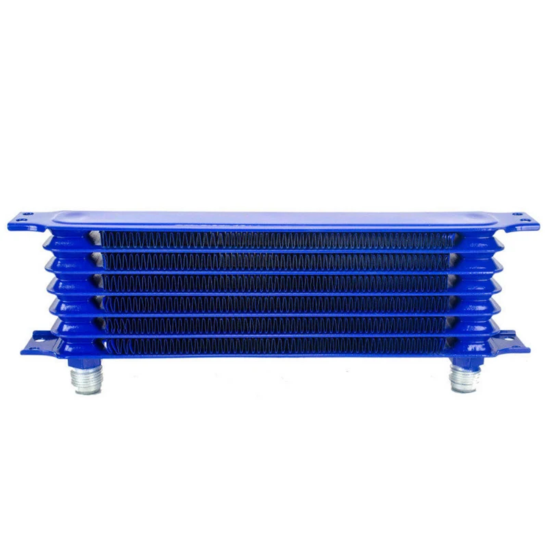 

Синий Универсальный 7-рядный масляный радиатор коробки передач двигателя AN10