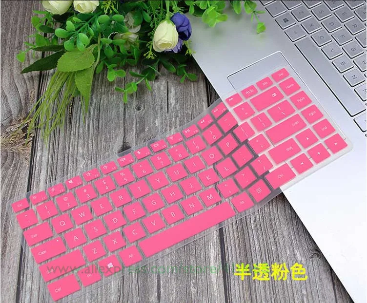 Pink 15,6 дюймов силиконовая клавиатура для ноутбука, Защитная пленка для huawei mate book D 15,6 '' PMRC-W60 PL-W19 - Цвет: Pink