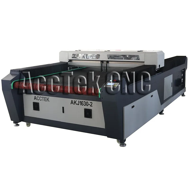 Супер качество 1630 автоматическая подача лазерной резки co2 90 Вт Ткань Кожа