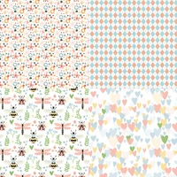 24 pcs 6x6 cute cat cartoon patterned paper pad for diy scrapbooking paper pack handmade paper craft background pad card