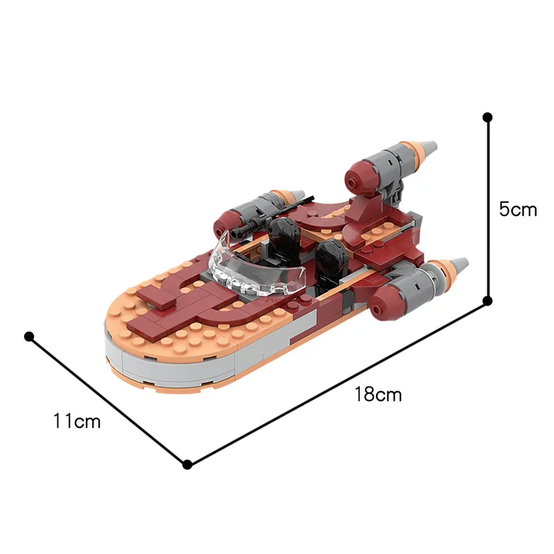 

NEW 76271 Lukes's Speeder Set Star Toys Wars Spaceship Battleshipal Building Blocks Bricks DIY Assembly Toys Gift Collect