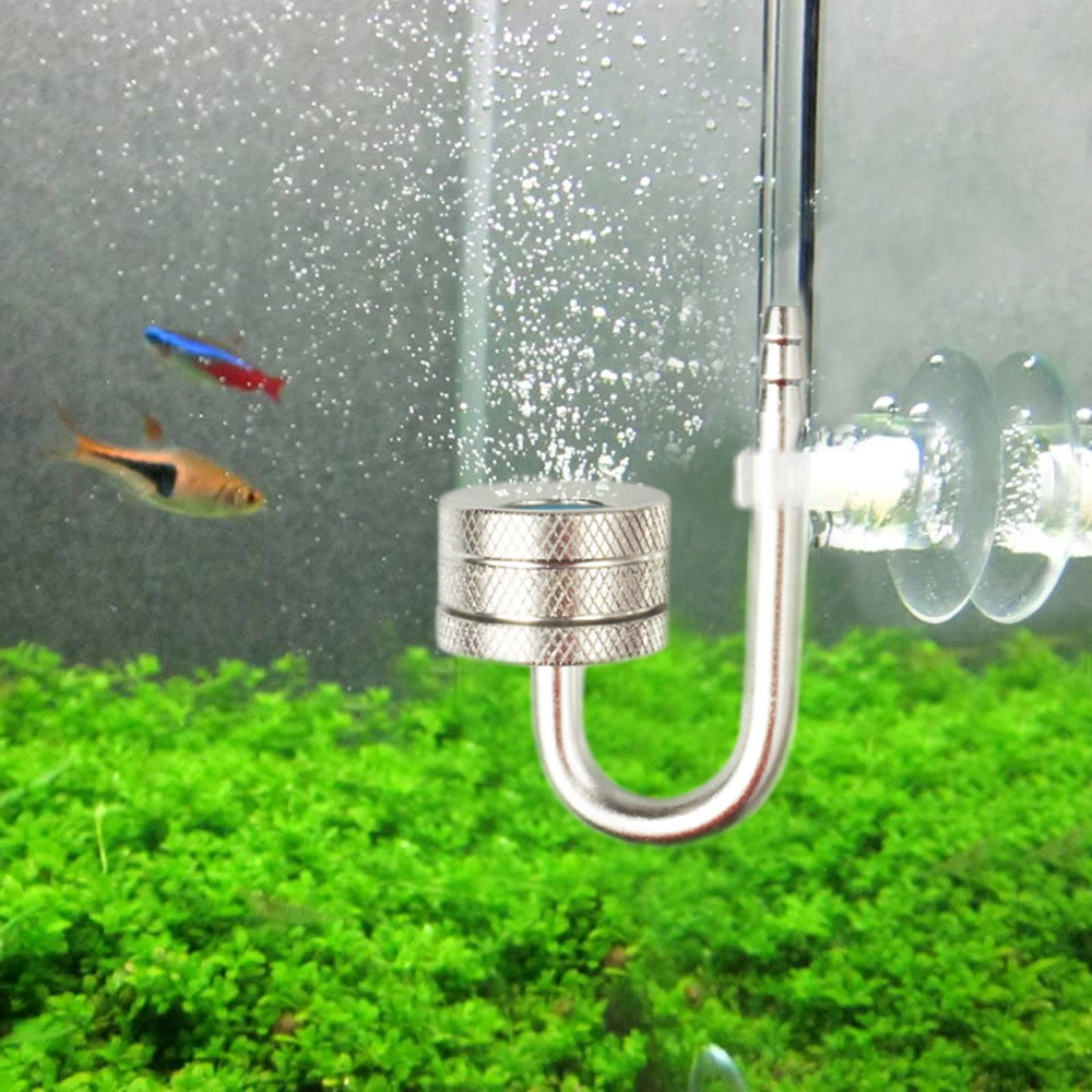

Aluminum Alloy CO2 Diffuser for Aquarium/Planted Tank Diffusor for CO2 Generator Regulator System Aquarium Accessories Supplies