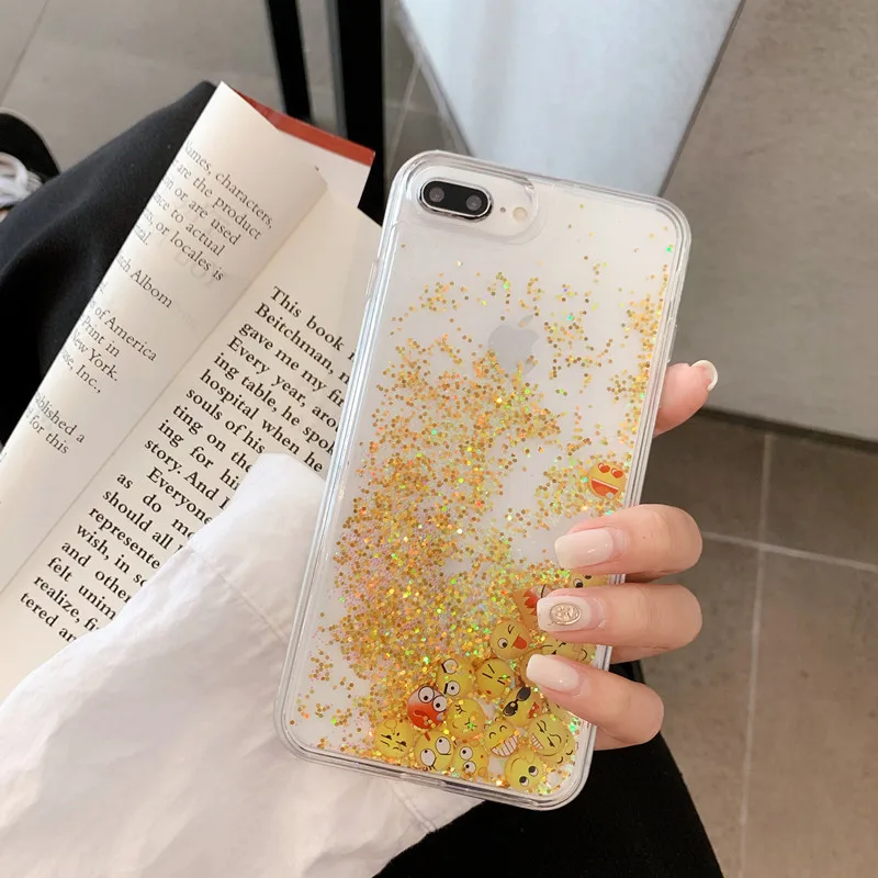 

Cute App Note Icon Flash Liquid Quicksand For iPhone 12 11 Pro XS MAX Cute watermelon avocado case for iPhone XR X 6 7 8 Plus