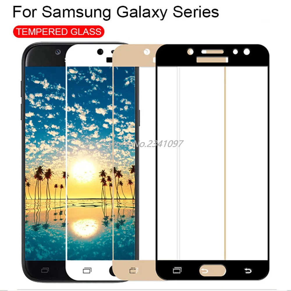 9H 5D полное покрытие экрана протектор для Samsung GALAXY J7 MAX закаленное стекло J7MAX