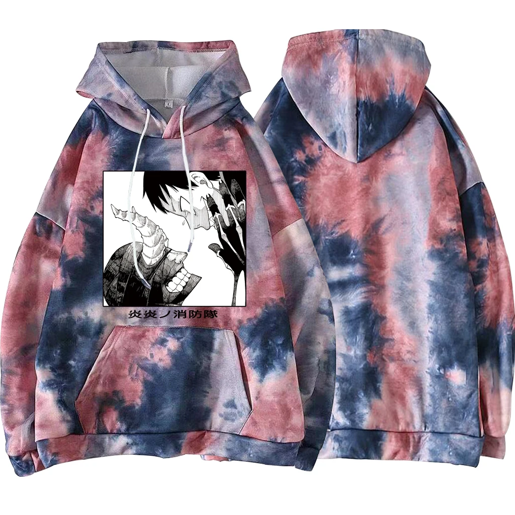 

Толстовка с капюшоном Fire Force Shinra Kusakabe, пуловер, топы, толстовка с длинным рукавом, женские и мужские свободные топы