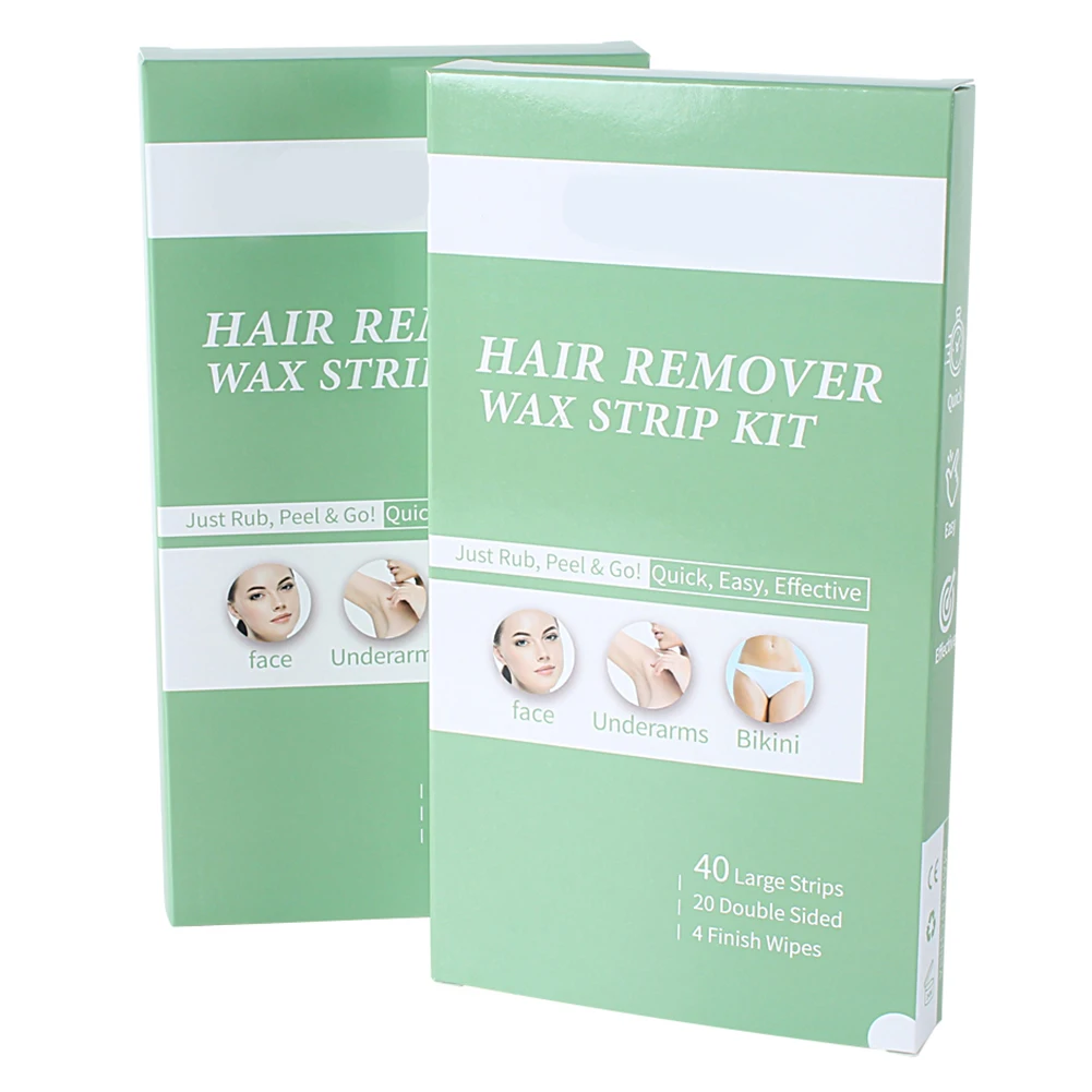 

40pcs Hair Removal Epilator Body Cloth Hair Remover Wax Paper Rolls High Quality Hair Removal Epilator Wax Strip Paper For Women