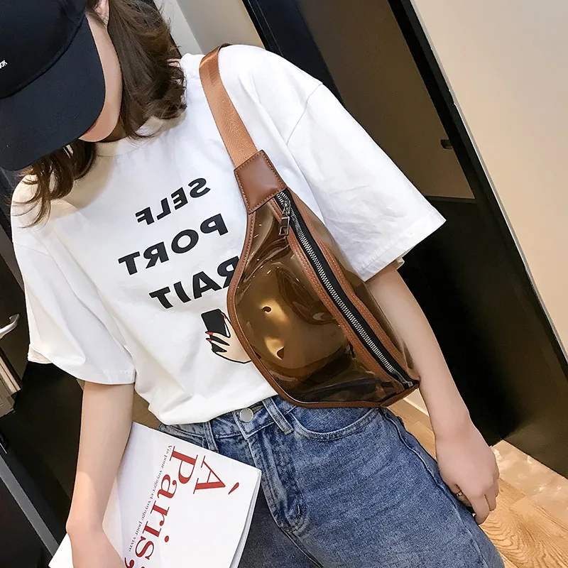 Youda оригинальный дизайн прозрачный ПВХ нагрудная сумка Портативный чехол для