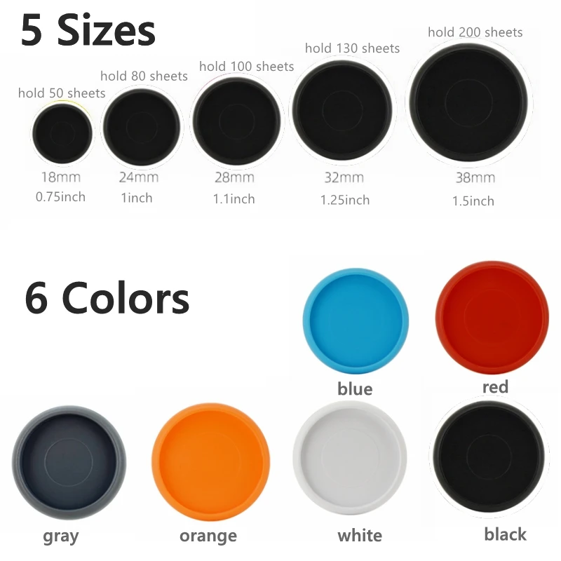 100 шт. связывающие диски для дисковых записей/планировщиков дисков 18 мм/24 мм/28 мм/32