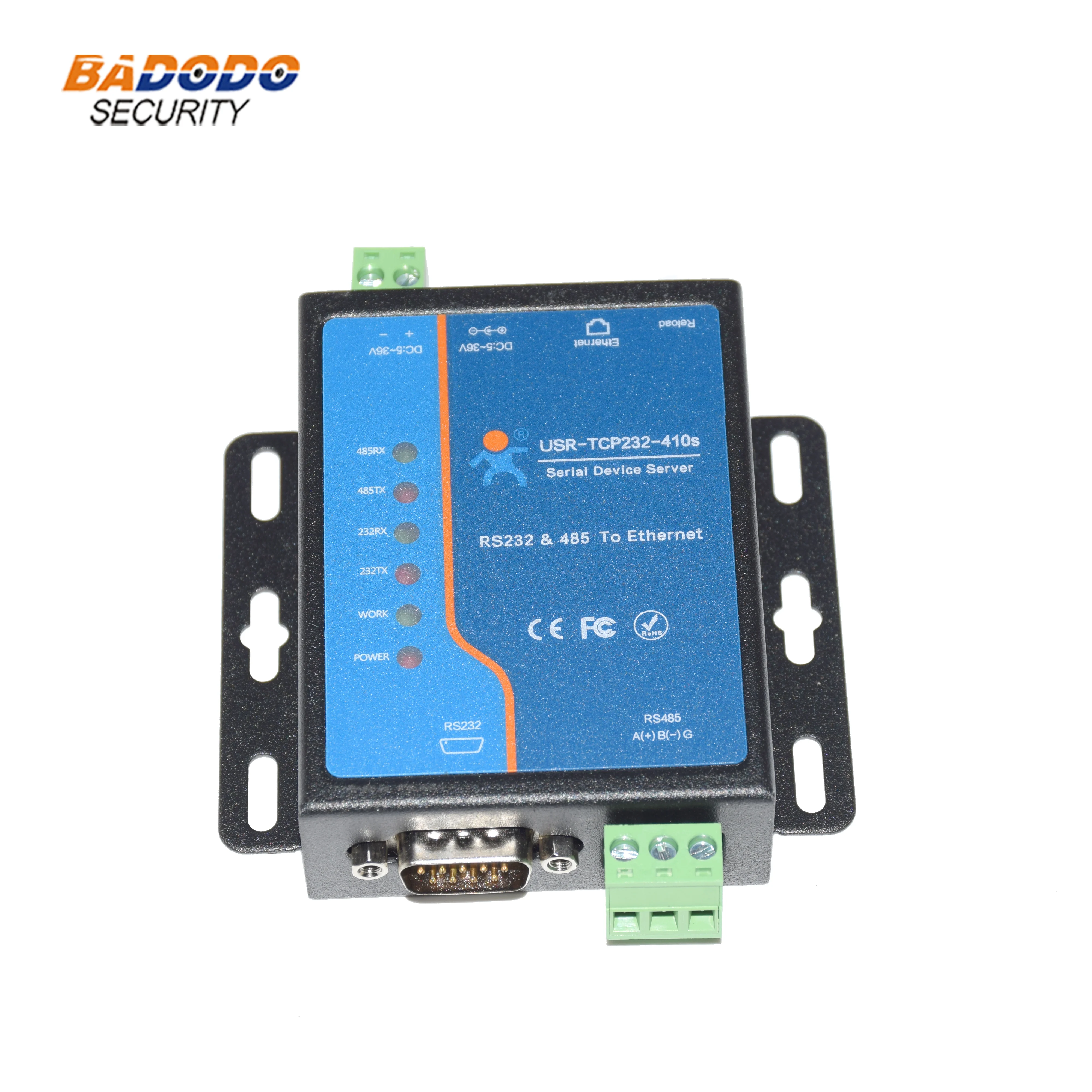 Флюоресцентный порт RS232 RS485 к Ethernet конвертеру устройства сервер Modbus RTU TCP