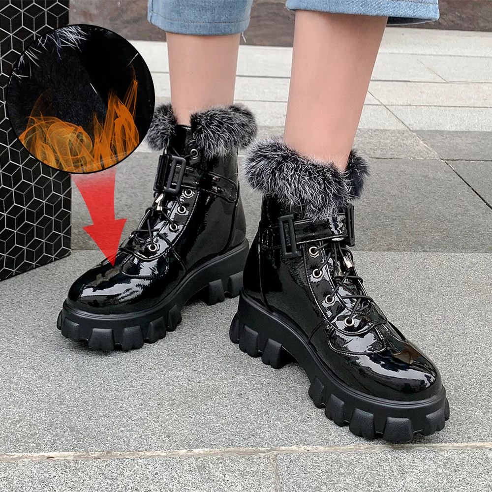 Женские белые ботильоны размера плюс 34 46 Женская осенне зимняя обувь женские