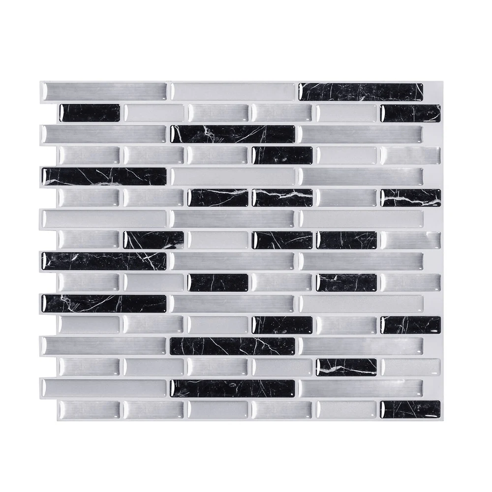 

Self Adhesive Vinyl Wallpaper 3D Peel and stick Wall Brick Tile for bathroom and kitchen backsplash - 1 Sheet
