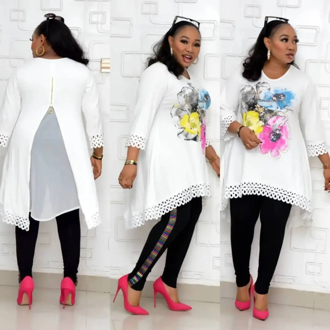 

Two Piece Women Set 2020 Dashiki Traditional African Clothing 2 Piece Set Africaine Print Bodycon Top+Pants African Clothes