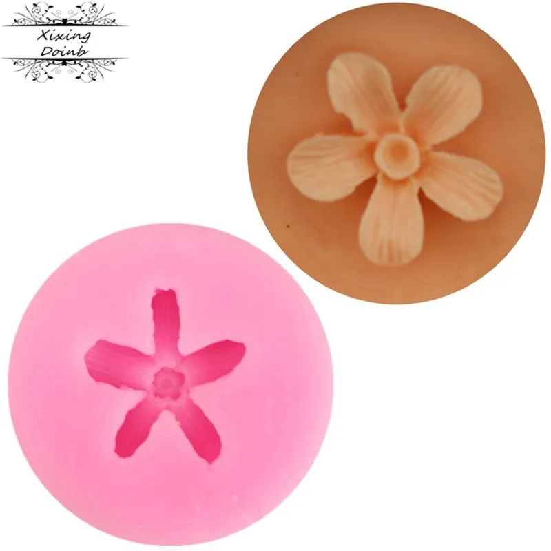 DIY мини форма для цветов шоколадная формочка из силикагеля инструмент украшения