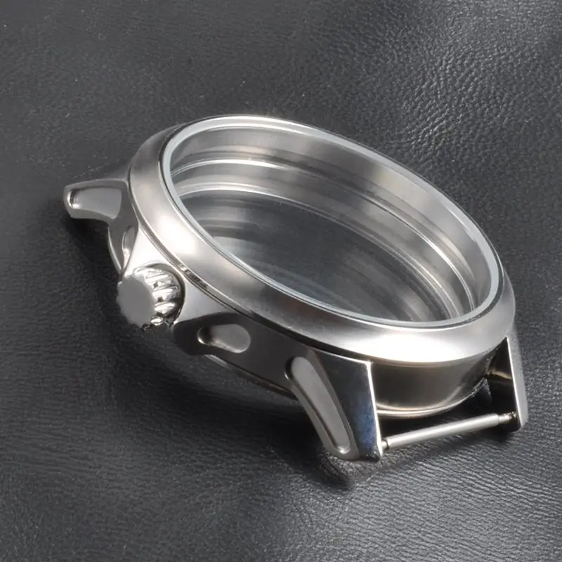 

Чехол для часов Corgeut, 45 мм, стерильный, подходит для часов ETA 6497/6498, с белой рамкой, с ручным заводным механизмом