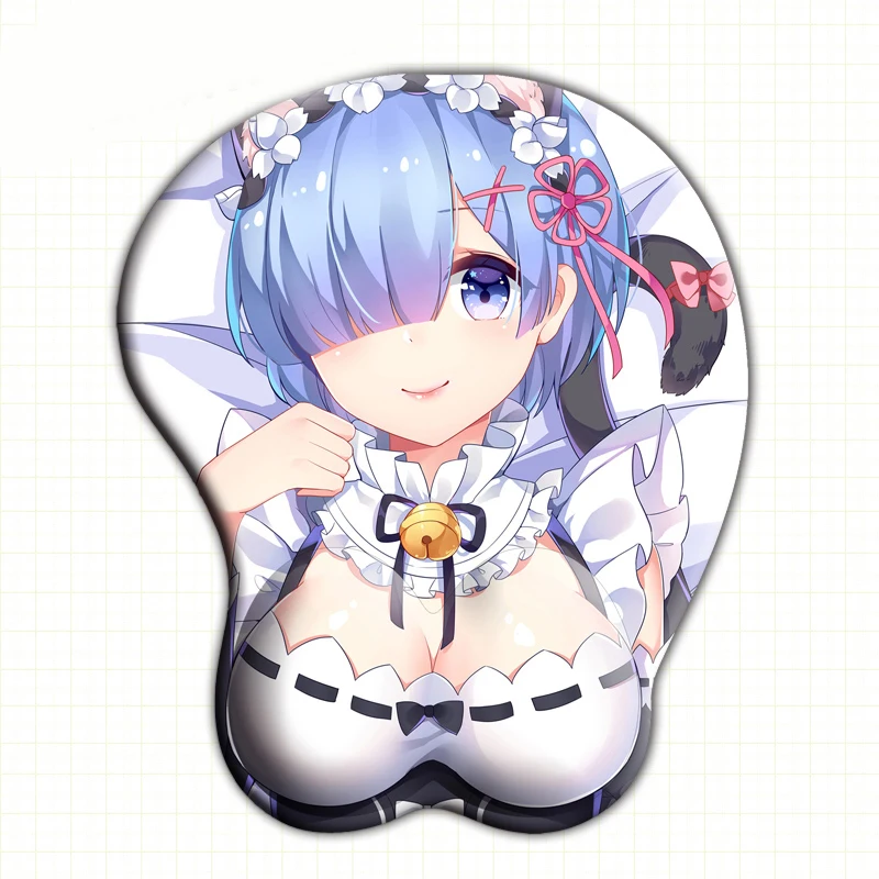 Аниме Re:Life in A other World from Zero 3D коврик для мыши косплей реквизит мультфильм узор Рем