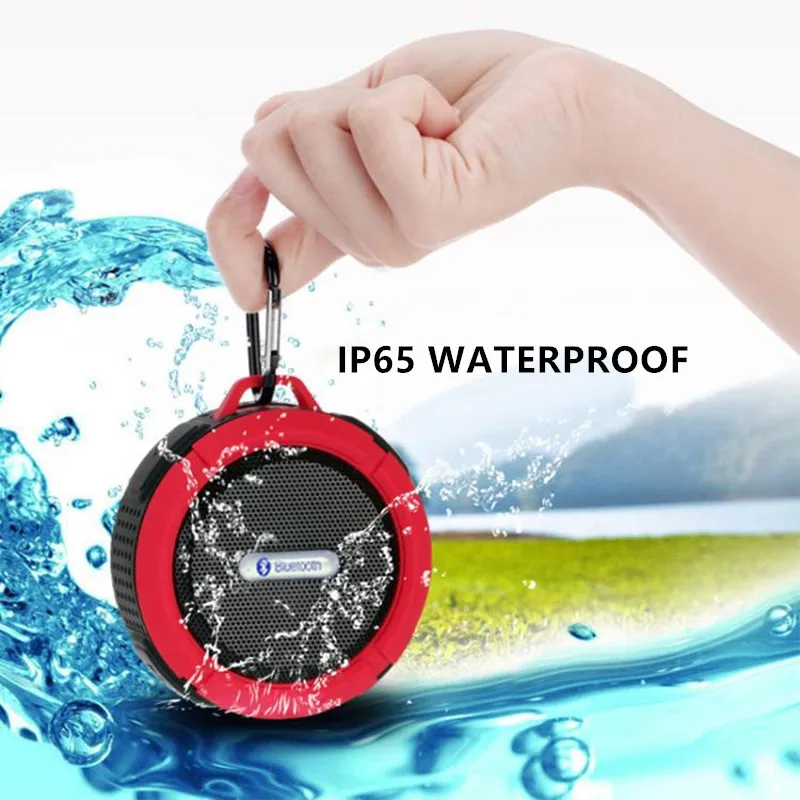 Водонепроницаемый Bluetooth беспроводной динамик пыленепроницаемый звук для