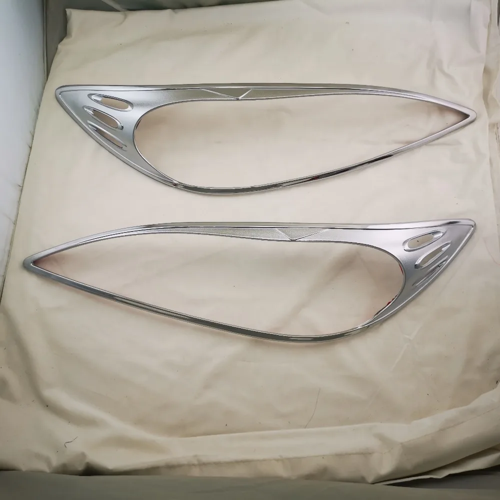 2 шт. ABS Хромированная Автомобильная крышка фары для Toyota VX30 CAMRY 2002-2006 декоративная передняя фара для вашего автомобиля