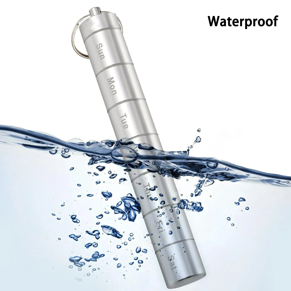 Органайзер для таблеток на неделю контейнер 7 дней чехол изящный органайзер