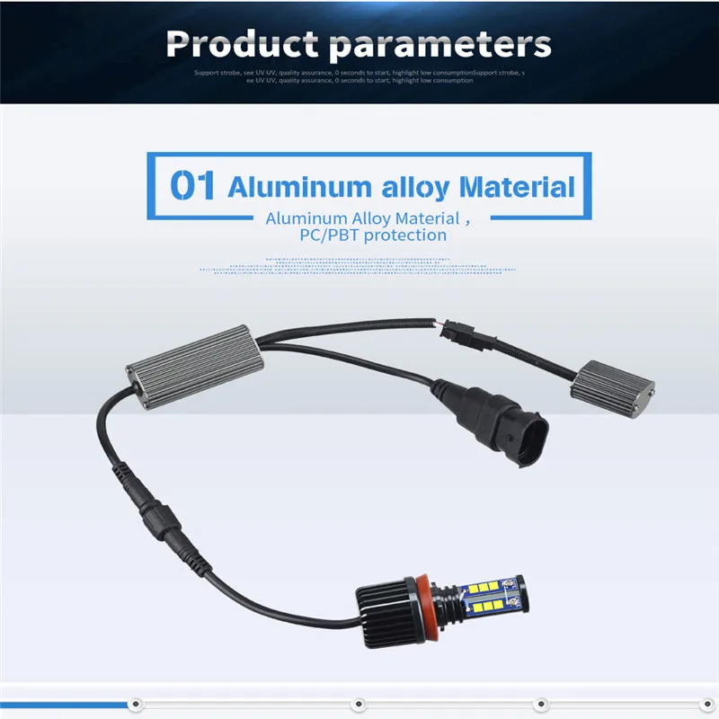 2 шт. светодиодный авто-Стайлинг галогенные передние противотуманные