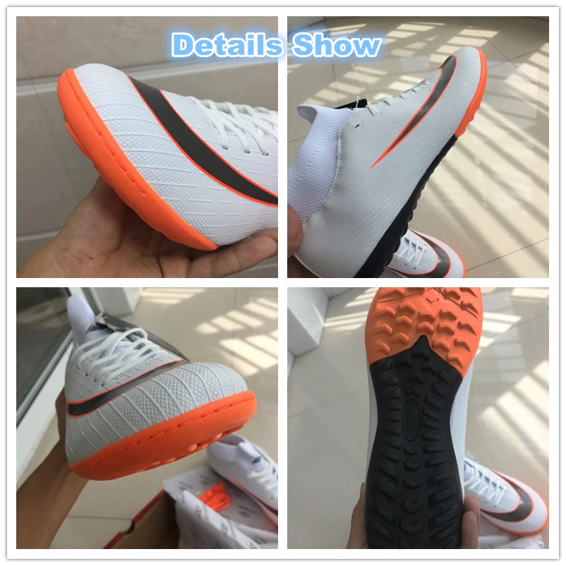 Футбольные бутсы Крытый газон Futsal кроссовки TF & Длинные шипы Мужская обувь