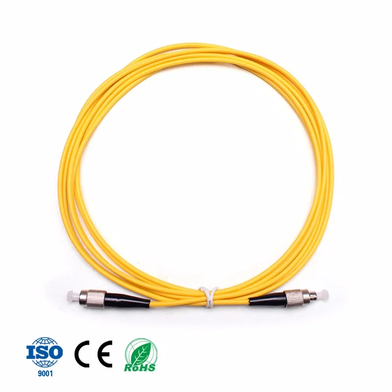 10pcs/pack FC/UPC-FC/UPC single-mode simplex jumper SM SX 3.0 mm G652D fiber optic jumper FC-FC jumper (1m-20m)