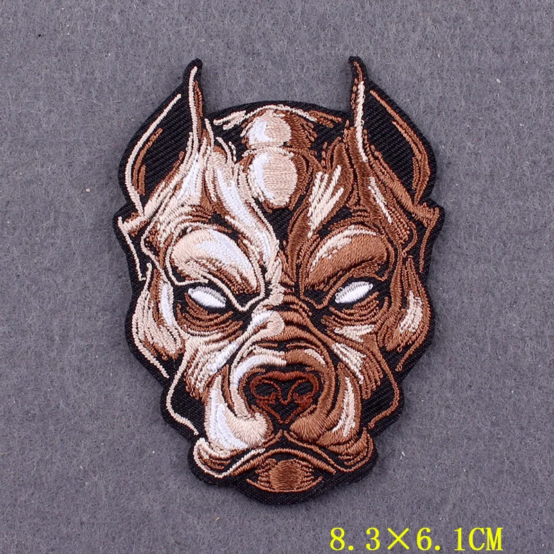 Патчи сделай сам с изображением собаки и лисы вышитые патчи на одежду наклейки в