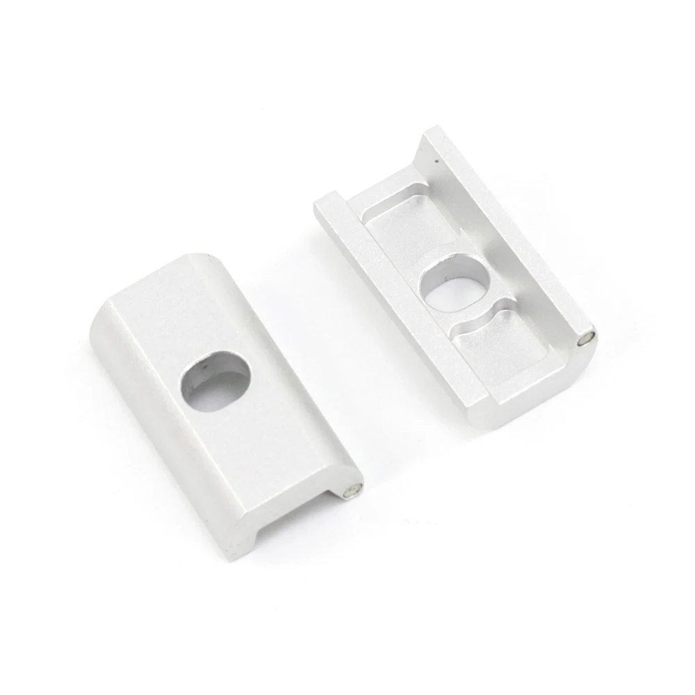 2pcs C buckle silver SILVEROCK СПЛАВ ШАРНИР зажимной рычаг предельная гайка легко оболочка Магнитная для Brompton 3Sixty складной велосипед C пряжкой Brompton аксессуары - Цвет: 2pcs C buckle silver