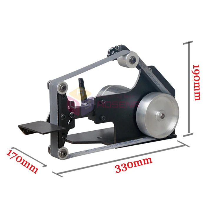 220V настольная ленточная шлифовальная машина DIY работа по дереву Полировка машины