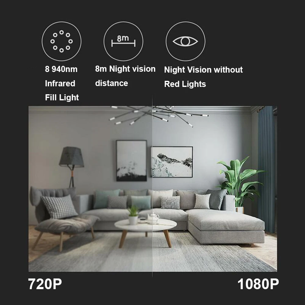 Оригинальная интеллектуальная домашняя камера Xiaomi Aqara 1080 P ip-камера беспроводная камера Детский Монитор видеокамера Беспроводная Веб-камера Fo mijia App