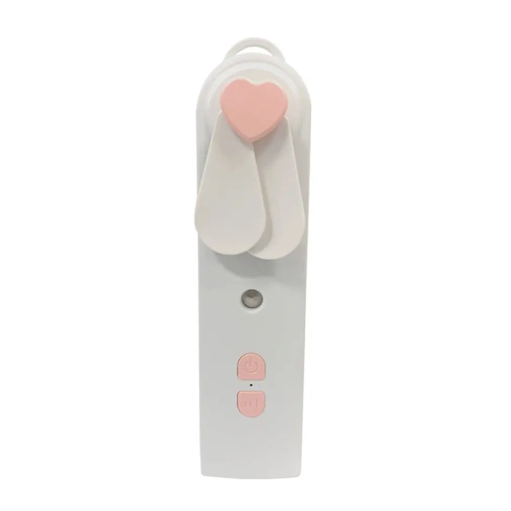 

USB Rechargeable 2 In 1 Mini Fan Steamer Facial Humidifier Face Mister Spray Cooling Portable Small Air Humidifier Spray Fan