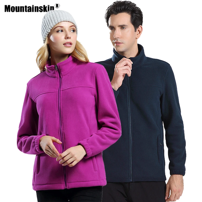 Мужская и Женская флисовая куртка для походов спорта на открытом воздухе