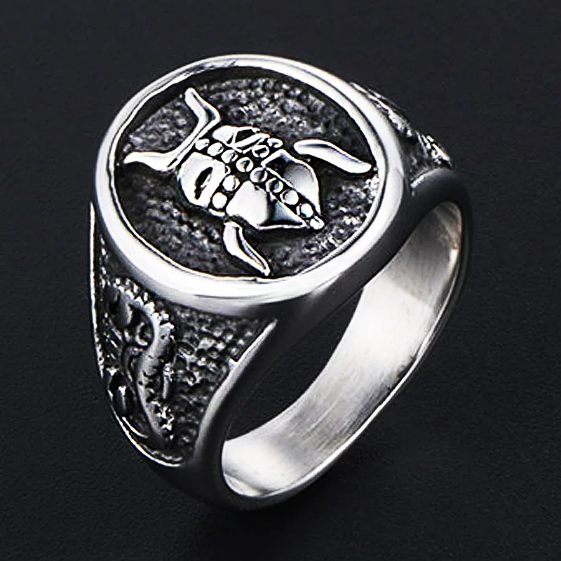 Винтажное готическое кольцо из нержавеющей стали | Украшения и аксессуары