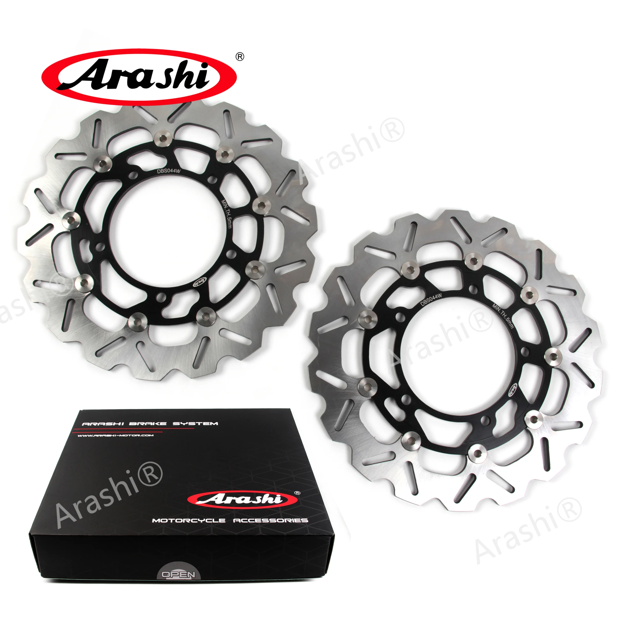 Arashi 1 комплект GSR400 2006-2010 ЧПУ плавающие Передние Задние тормозные дисковые тормозные диски для SUZUKI GSR 400 2006 2007 2008 2009 2010