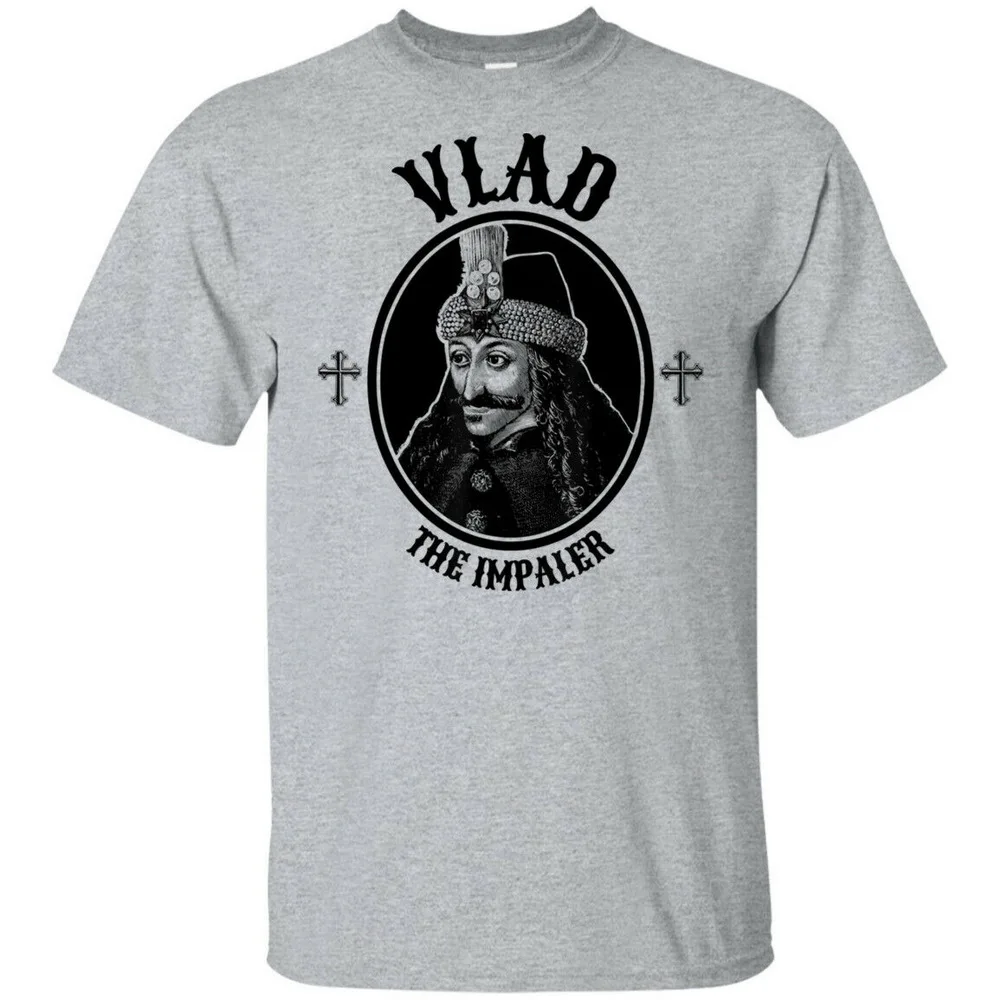 Vlad рубашка Дракула The Impaler Undead Подарочная Мужская футболка Размер s xxl унисекс