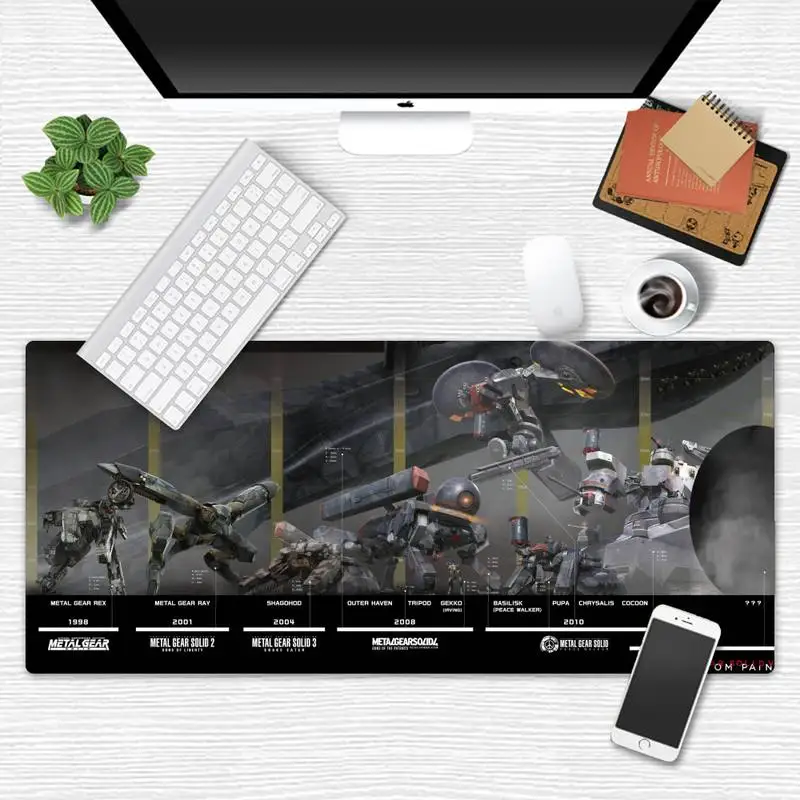 

Metal gear solid Customized MousePads Computer Laptop Anime Mouse Mat Game Office Work Mouse Mat pad X XL Cushion mouse pad