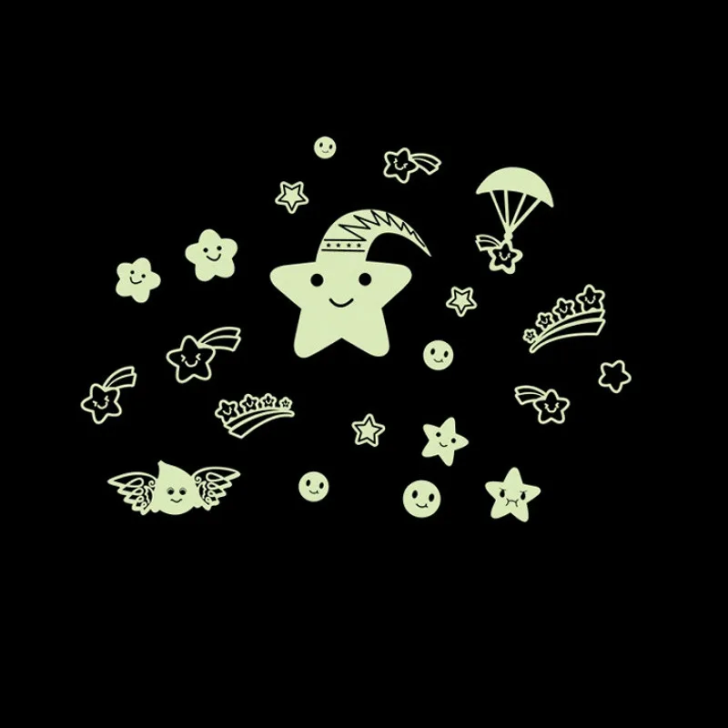 Светящиеся в темноте игрушки фосфоресцирующие 1 упаковка 3 см светящиеся