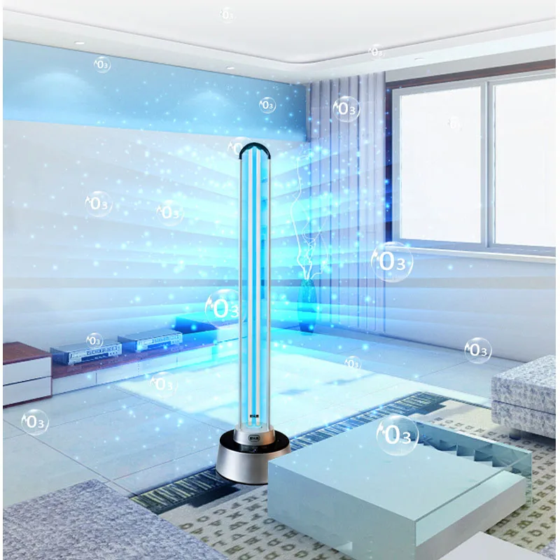 

150W ultraviolet germicidal lamp sterilization lamp mobile ozone sterilization lamp home deodorant and mite purifying lamp