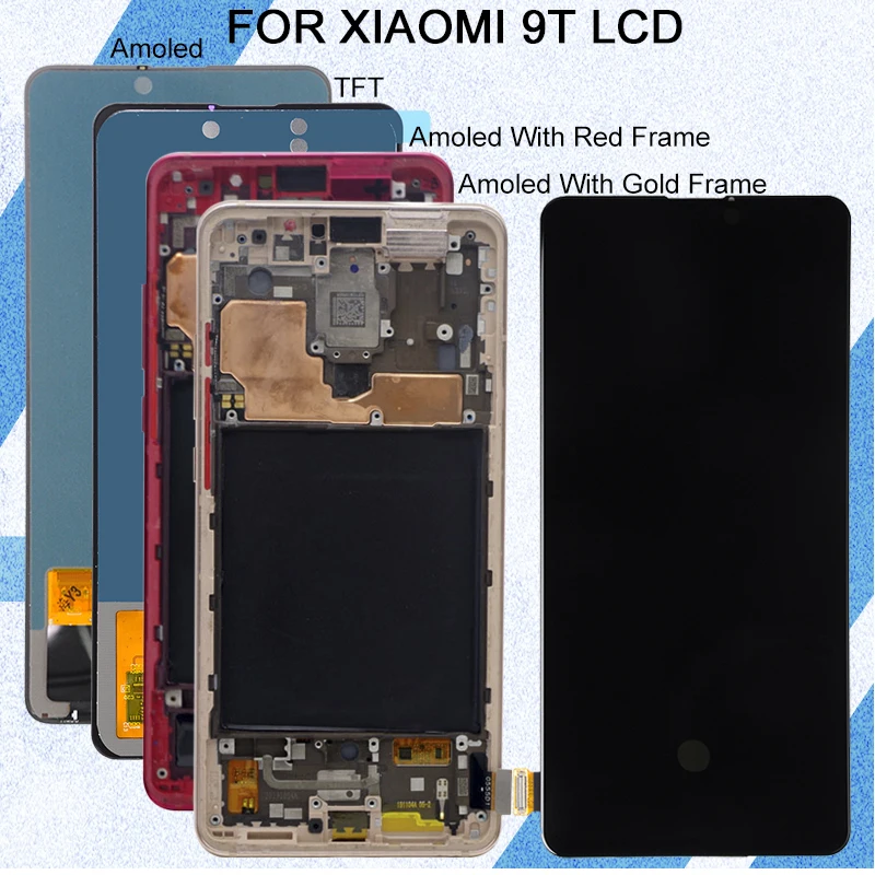 ЖК дисплей Catteny 6 39 дюйма для Xiaomi 9T с сенсорной панелью дигитайзер экрана в сборе