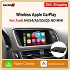 Carlinkit 2,0 декодер аксессуары Подходит для Audi A4 A5 S4 Q5 NON MMI для беспроводного Apple CarPlay Android автомобильный мультимедийный зеркальный комплект карта