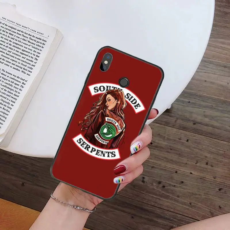

Riverdale South side Serpents snake Phone Case For Xiaomi Redmi mi note 7 8t 9 9t 9s 8 10 10t 11 pro lite K20 max 3
