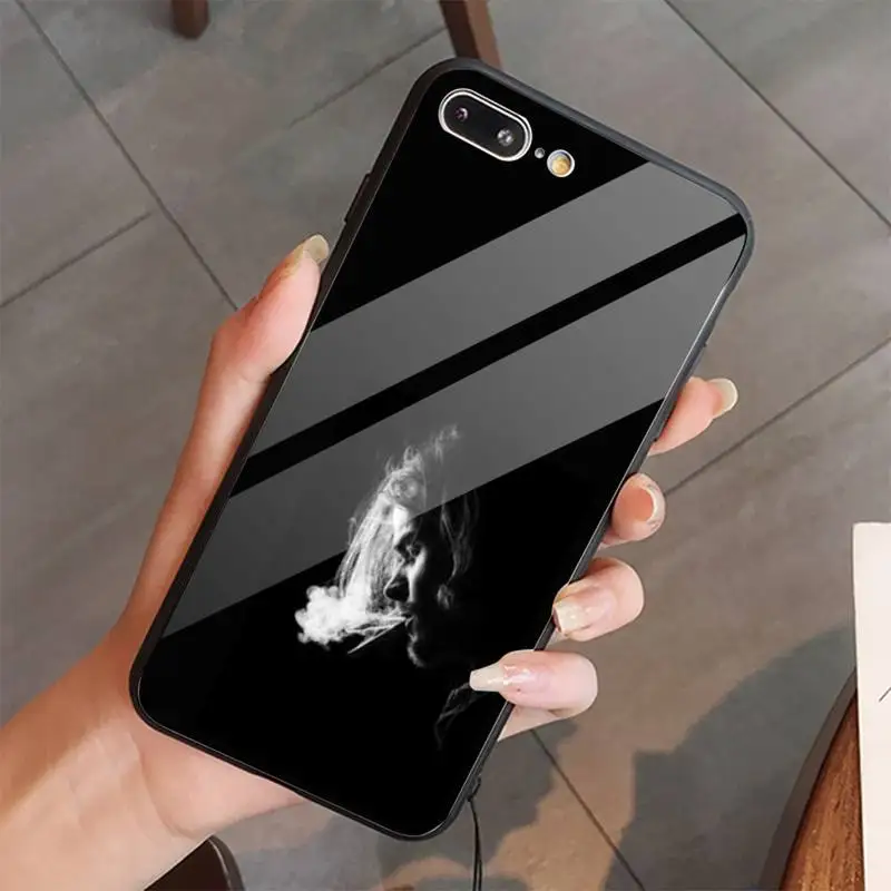 

Nirvana Kurt Cobain singer cover funda coque Phone Case Tempered glass For iphone 5C 6 6S 7 8 plus X XS XR 11 PRO MAX
