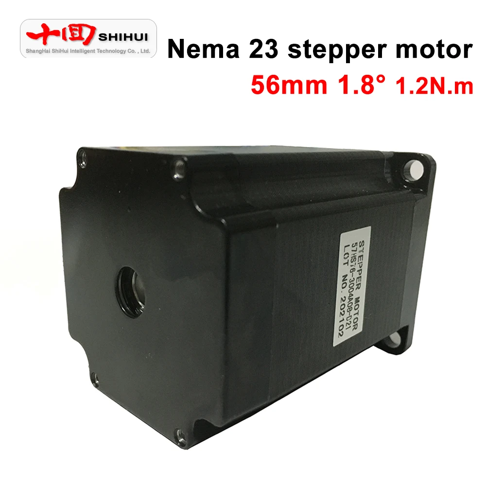 Nema 23 57 шаговый двигатель 2 фазы 4 привести 6 35 мм/8 мм один/двойной вал 1.2N.m 56 3A DC мотор