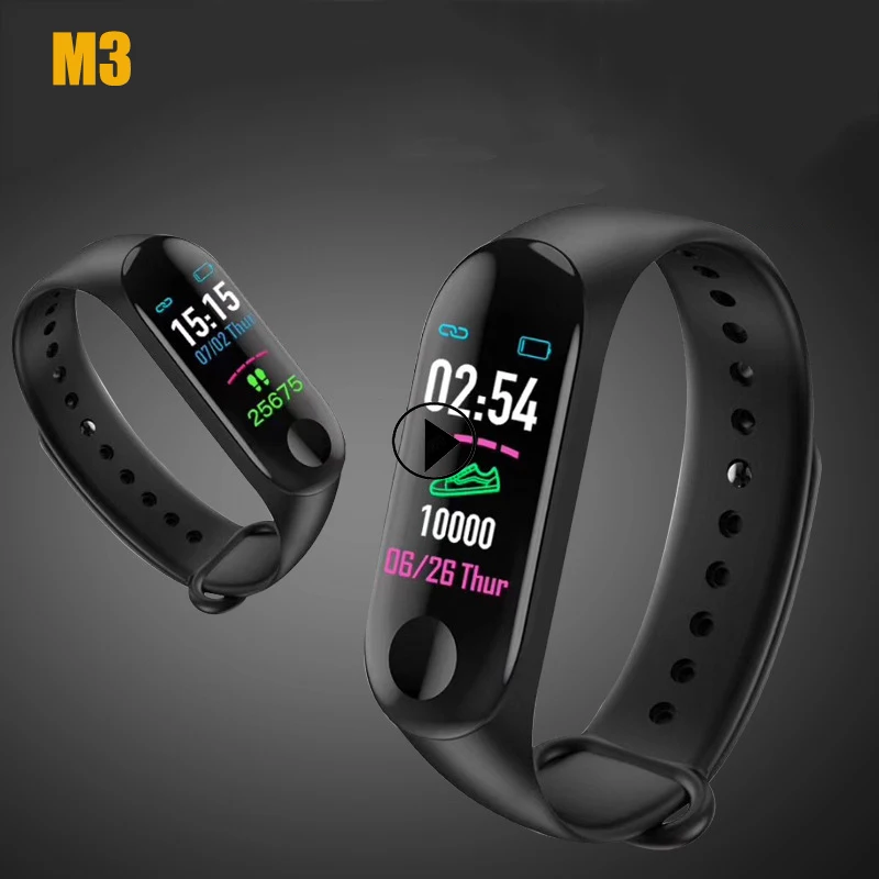 M3 Smartband фитнес-трекер умный браслет кровяное давление монитор сердечного ритма водонепроницаемый смарт-браслет PRO браслет умный браслет