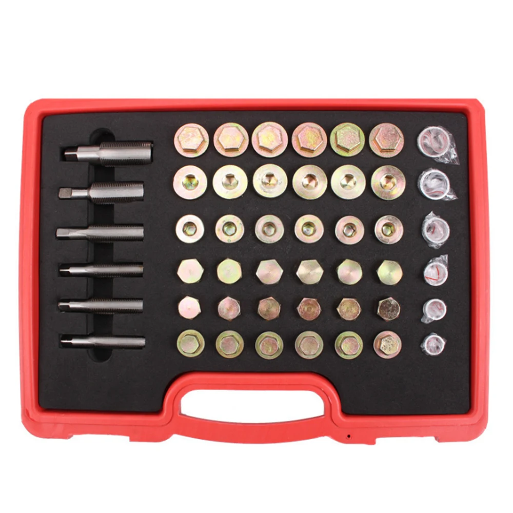 Набор для ремонта картера автомобиля портативный пробка слива Картера 64/114 шт. |